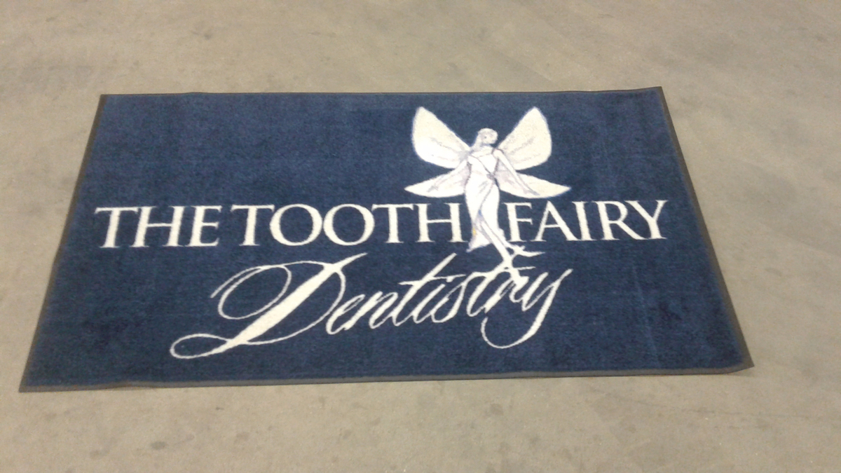 Tooth Fairy dentistry logo mat